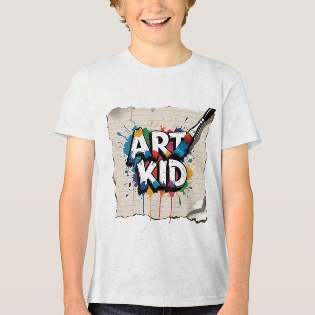 Art Class  for Sketchbook Rebels & Art Teachers Tri-Blend Shirt (Front)