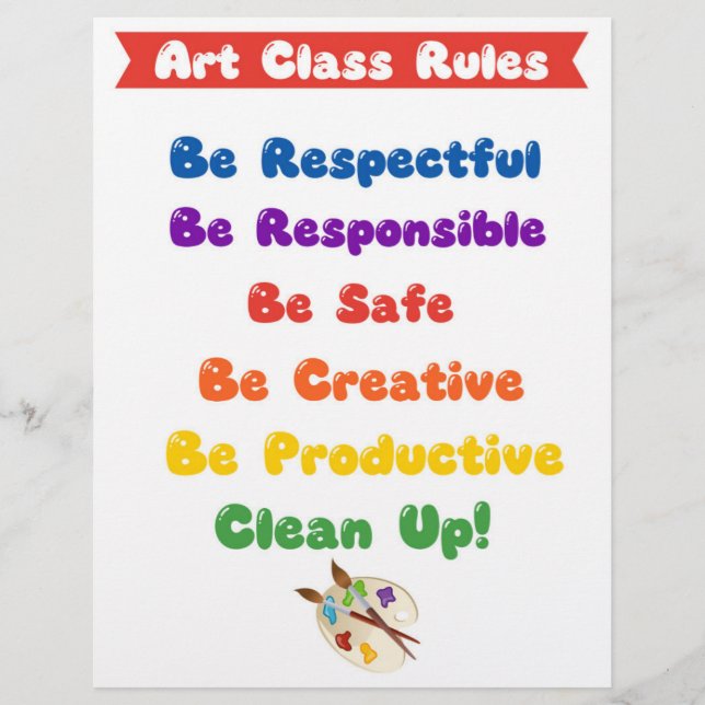 ART Class Rules (in Colors) - Letterhead (Front)