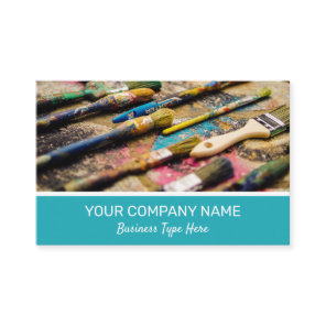 Art Classes Artist Painting Business Card