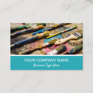 Art Classes Artist Painting Business Card