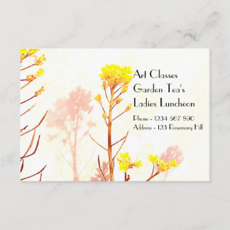 Art Classes Ladies Luncheon Garden Tea's Invitation