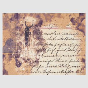 Art Collage 13 Background 17x23  Decoupage Tissue Paper