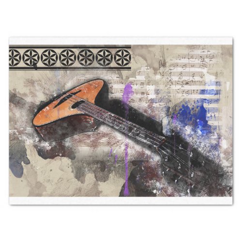 Art Collage Music 28 Decoupage Tissue Paper
