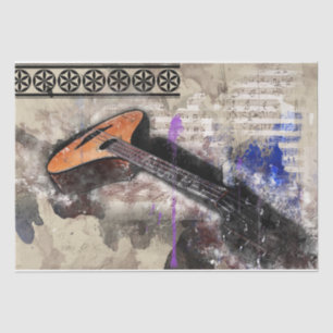 Art Collage Music 28 Decoupage Tissue Paper