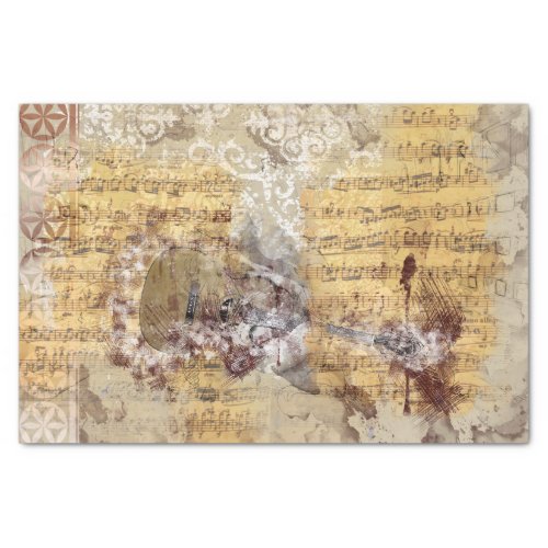 Art Collage Music 29 Decoupage Tissue Paper