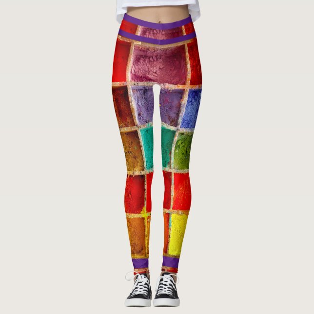 Art Colors Leggings (Front)