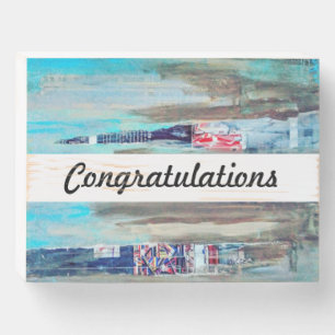 Art+Congratulations Wood Box Sign