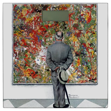 Art Connoisseur By Norman Rockwell Bathroom Scale