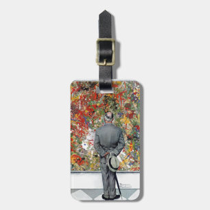 Art Connoisseur by Norman Rockwell Luggage Tag