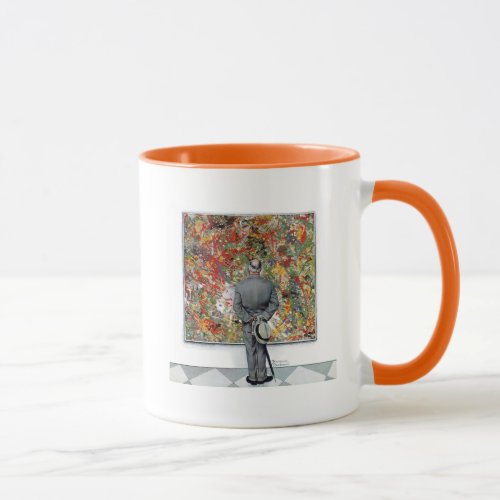 Art Connoisseur by Norman Rockwell Mug