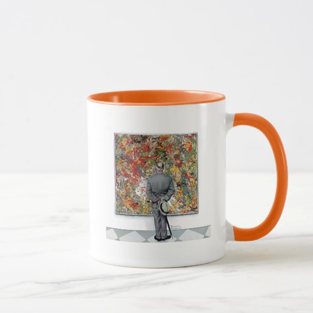 Art Connoisseur by Norman Rockwell Mug (Right)