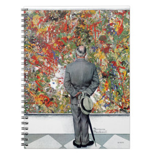 Art Connoisseur by Norman Rockwell Notebook