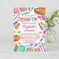 Art Craft Paint Birthday Party