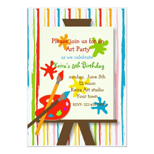 Crafty Birthday Invitations Ideas 10