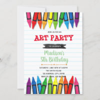 Crayon Birthday Party