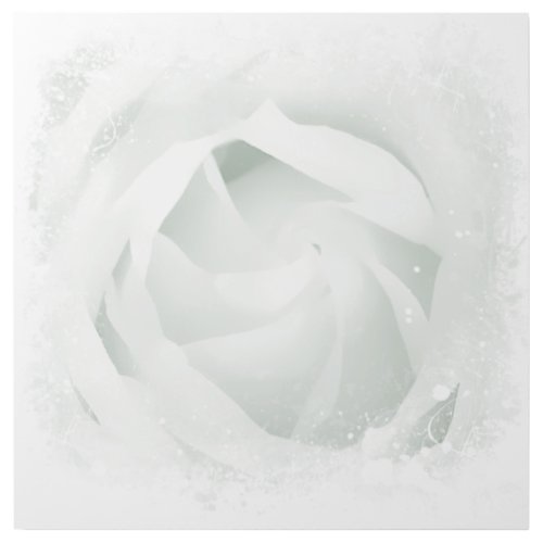  Art Crisp White Rose Floral AR8 Gallery Wrap