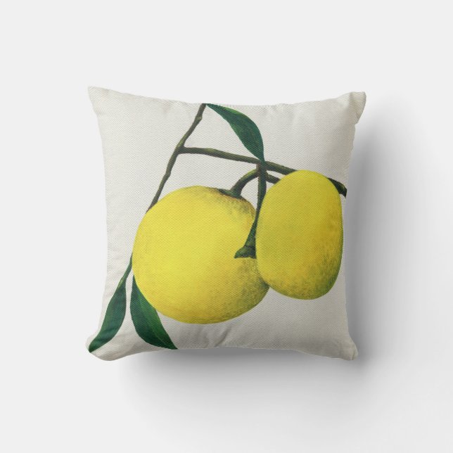 Art cushion Lemons - throw pillow (Front)