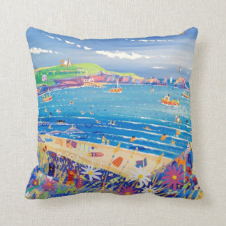 Art Cushion: Mother Ivey's Bay Cornwall Throw Pillow