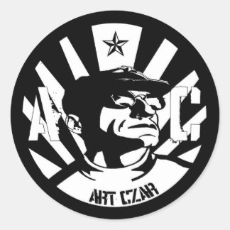 Art Czar - Da Man - Round Sticker