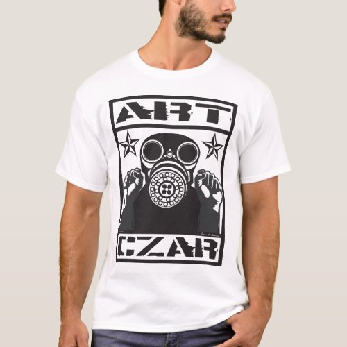 Art Czar Gas Mask 2 _ Designer T_Shirt Light