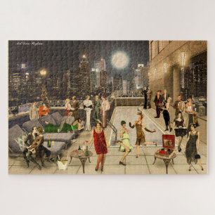 Art Decco Skyline Jigsaw Puzzle