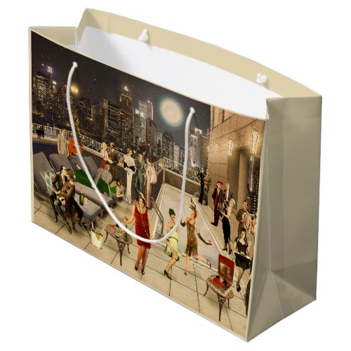 Art Decco Skyline Large Gift Bag