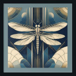 Art Deco 12 x 12 Dragonfly Acrylic Wall Art<br><div class="desc">Perfect Art Deco dragonfly wall art for the Art Deco lover!</div>