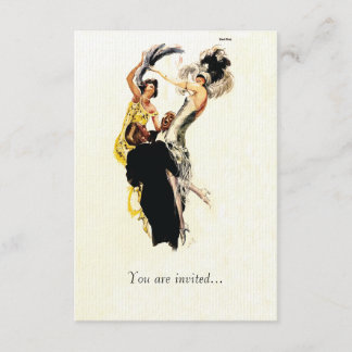 Art Deco 1920s Jazz Age Invitation