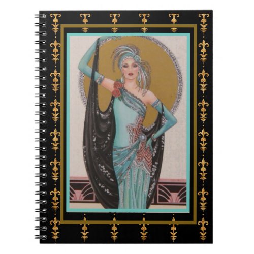 Art Deco 1920s Notebook