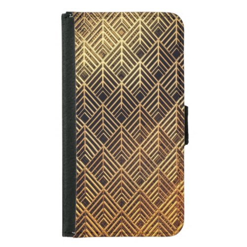 Art Deco 3D Fashion Background Samsung Galaxy S5 Wallet Case
