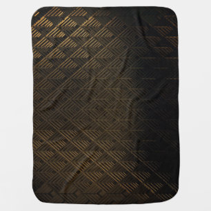 Art Deco 3D Illustration Background Baby Blanket