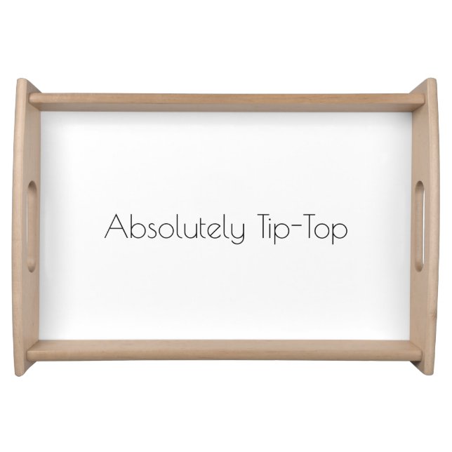 Art Deco Absolutely Serving Tray (Front)