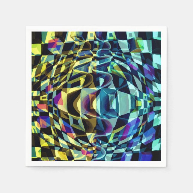 Art Deco - Abstract Diffusion Napkins (Front)