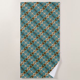 Art Deco Abstract Eyes pattern
