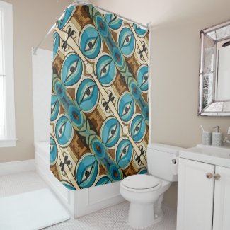 Art Deco Abstract Eyes pattern