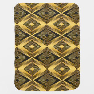 Art Deco: Abstract Geometric Background Baby Blanket