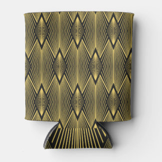 Art Deco, abstract, geometric background. Can Cooler