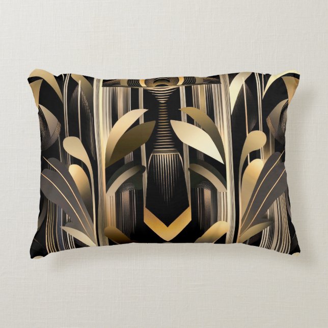 Art Deco Accent Pillow (Front)