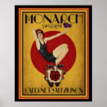 Art Deco Ad for Monarch Cabernet 16 x 20 Poster<br><div class="desc">Cute,  vintage,  Art Deco Advertisement Poster for Monarch Cabernet Sauvignon 16 x 20.</div>