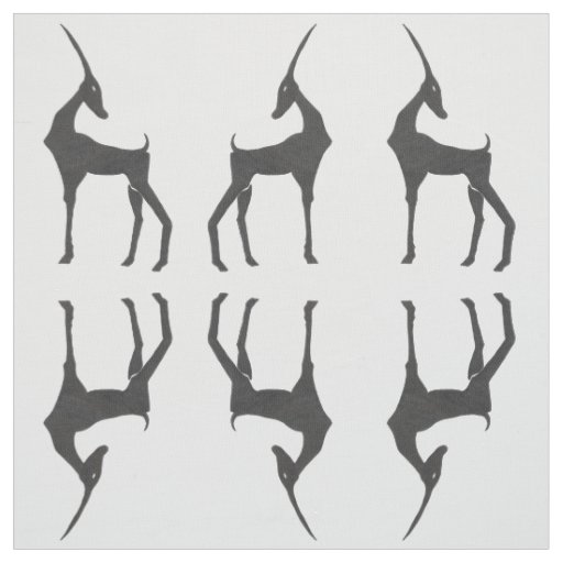 Art Deco Antelope Fabric