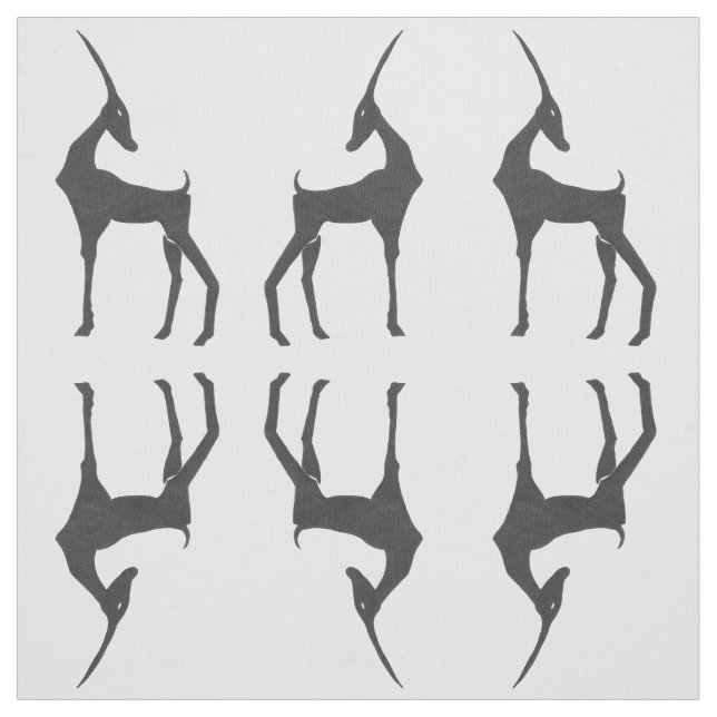 Art Deco Antelope Fabric (Swatch)