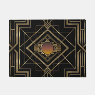 Art Deco Antique Gold Doormat