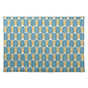 Art Deco Arches  Cloth Placemat