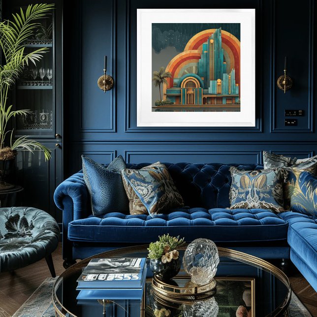 Art Deco Architecture Framed Art Print (Creator Uploaded)