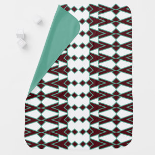 Art Deco Arrows Baby Blanket