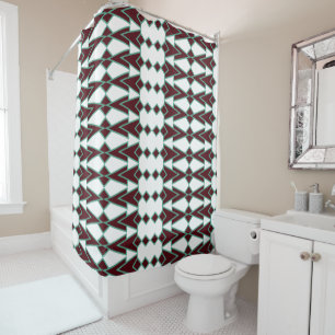 Art Deco Arrows Shower Curtain