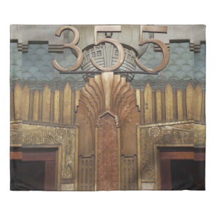 art deco, art nouveau, vintage,original,elevator,d duvet cover