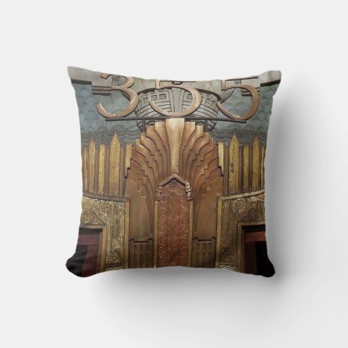 art deco art nouveau vintageoriginalelevatord throw pillow