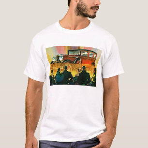 Art Deco Automobile Illustration T-Shirt