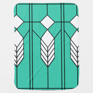 Art Deco Baby Blanket